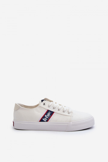 Chaussures de loisirs pour hommes Lee Cooper LCW-24-02-2143 couleur blanche 2