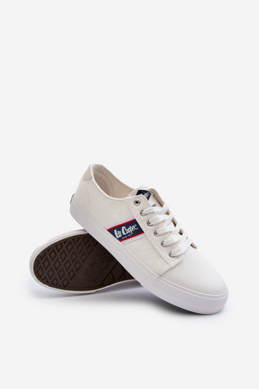 Vrijetijdsschoenen heren Lee Cooper LCW-24-02-2143 witte kleur Vrijetijdsschoenen heren Lee Cooper LCW-24-02-2143 witte kleur