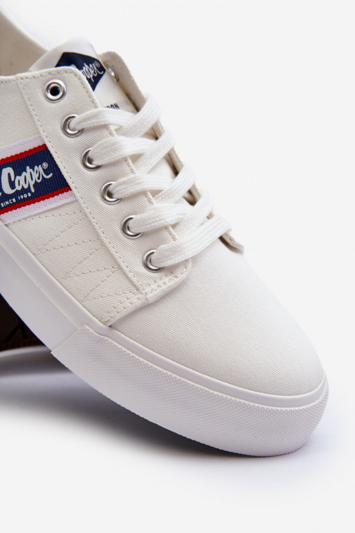 Chaussures de loisirs pour hommes Lee Cooper LCW-24-02-2143 couleur blanche Chaussures de loisirs pour hommes Lee Cooper LCW-24-02-2143 couleur blanche
