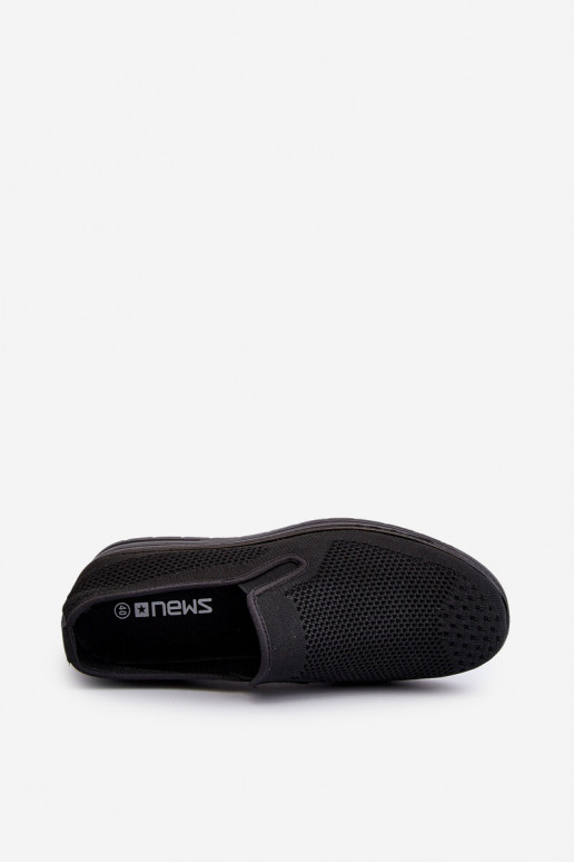 chaussures de loisirs Chaussures de sport couleur noire Nomiji