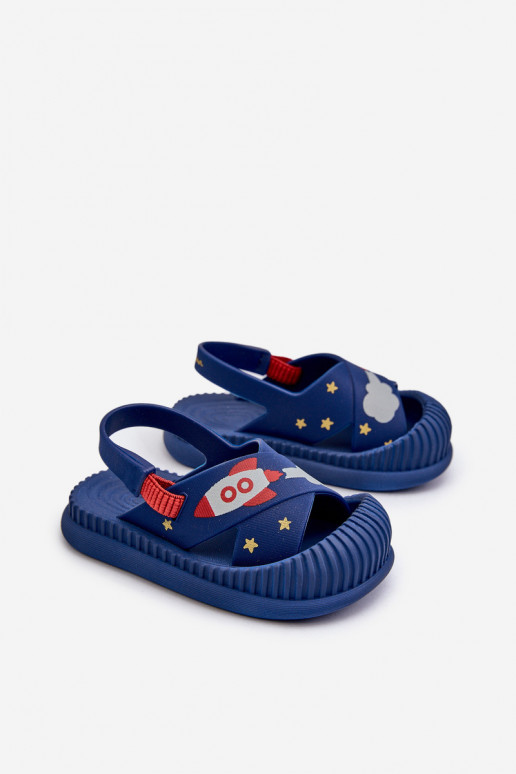chaussons Enfants 83525 Ipanema Cute Baby bleu foncé