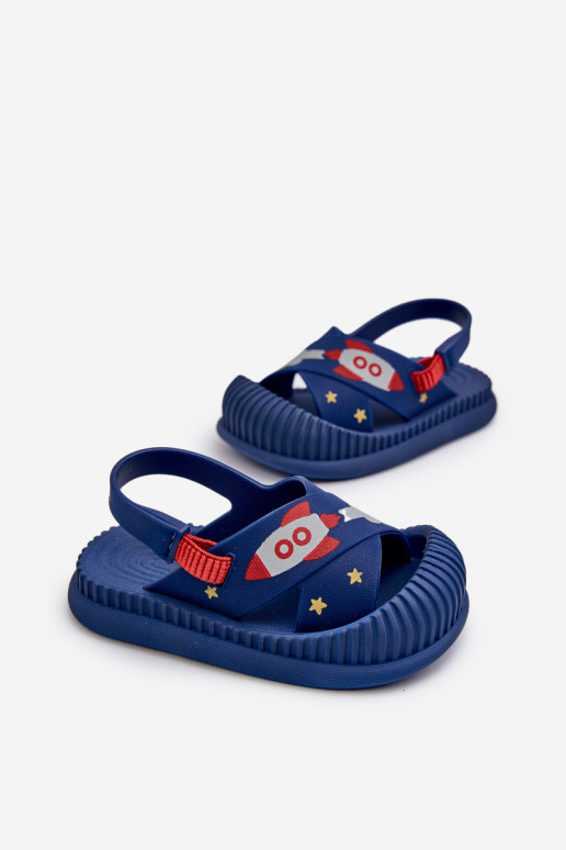 chaussons Enfants 83525 Ipanema Cute Baby bleu foncé