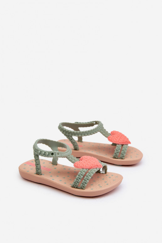 sandales Enfants avec coeurs 81997 Ipanema My First Baby couleur verte
