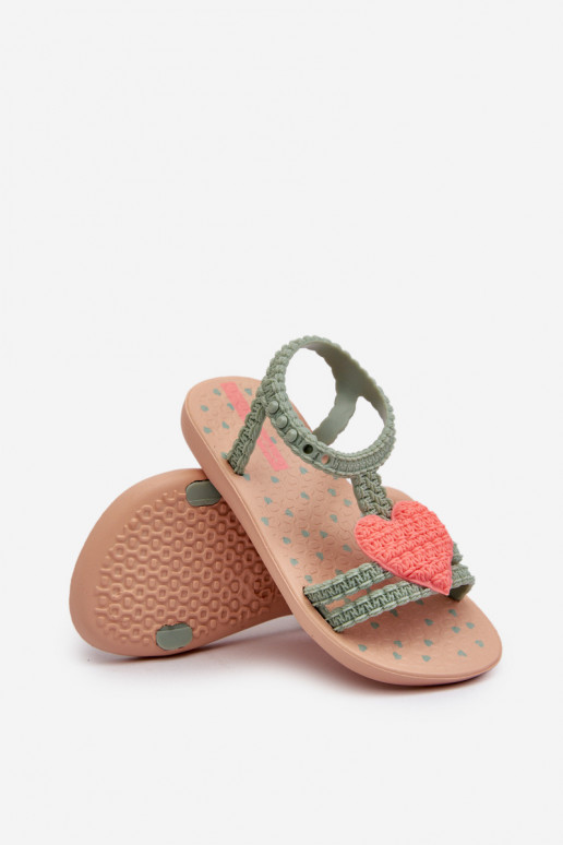 sandales Enfants avec coeurs 81997 Ipanema My First Baby couleur verte