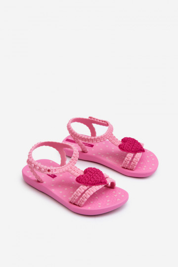 Sandalen Kinder met hartjes 81997 Ipanema My First Baby roze 2