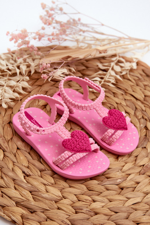 sandales Enfants avec coeurs 81997 Ipanema My First Baby rose