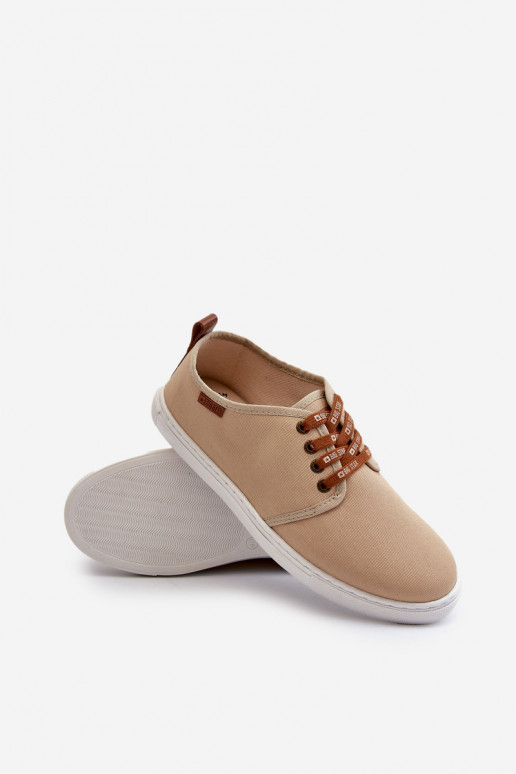 Baskets Chaussures de loisirs pour hommes Big Star NN176001 Memory Foam System beige