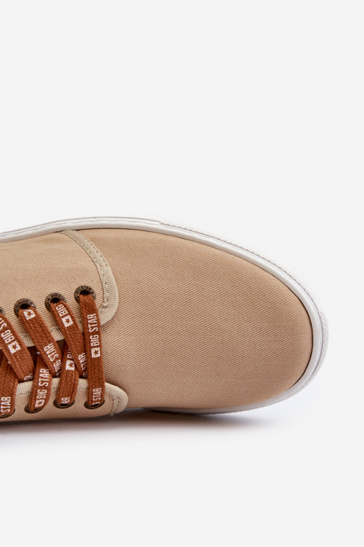 Baskets Chaussures de loisirs pour hommes Big Star NN176001 Memory Foam System beige Baskets Chaussures de loisirs pour hommes Big Star NN176001 Memory Foam System beige