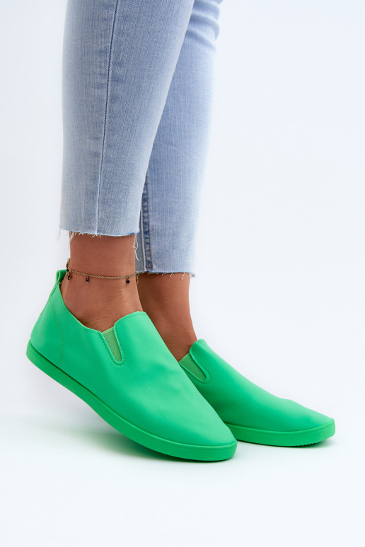 Sportschuhe Freizeitschuhe Slip-On grüne Farbe Lovinia