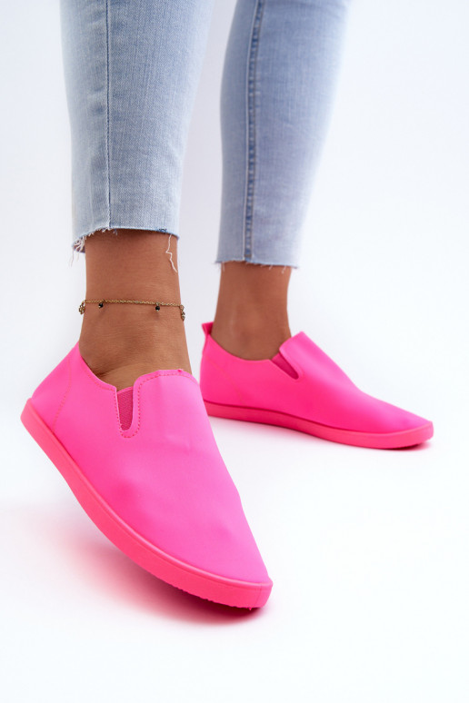 Sneakers vrijetijdsschoenen Slip-On roze kleur Lovinia
