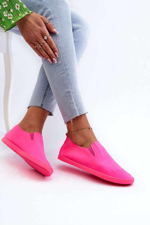 Sneakers Freizeitschuhe Slip-On rosa Farbe Lovinia