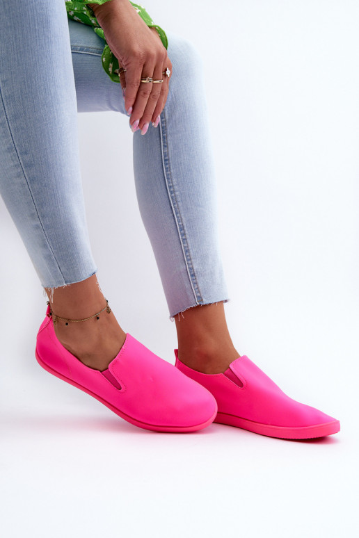 Sneakers vrijetijdsschoenen Slip-On roze kleur Lovinia