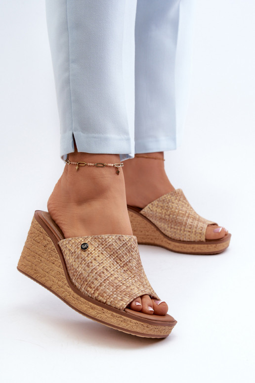 Chaussons femme Sergio Leone KL213 beige