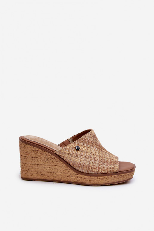Chaussons femme Sergio Leone KL213 beige