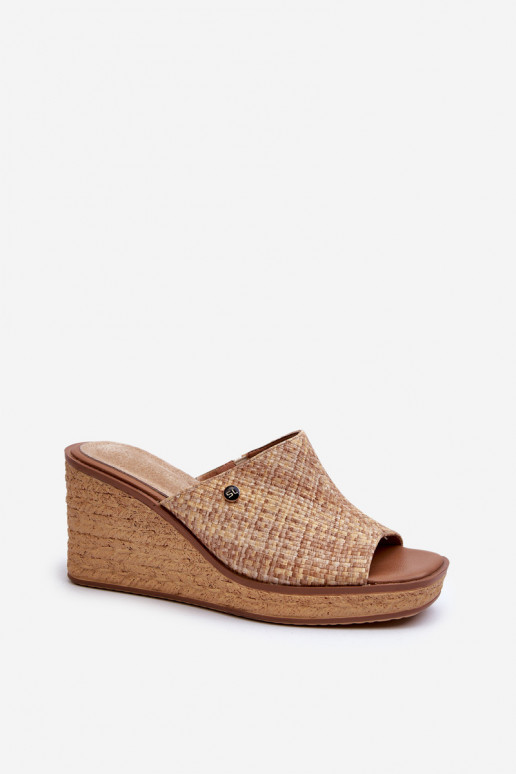Chaussons femme Sergio Leone KL213 beige