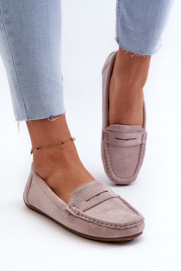 Mocassins élégants en daim Violet Lenvie