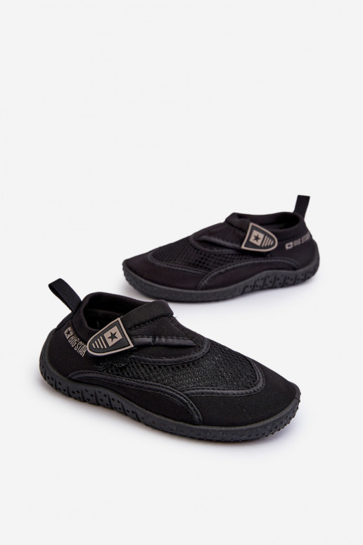 Chaussures pour enfants de couleur noire Big Star NN374466