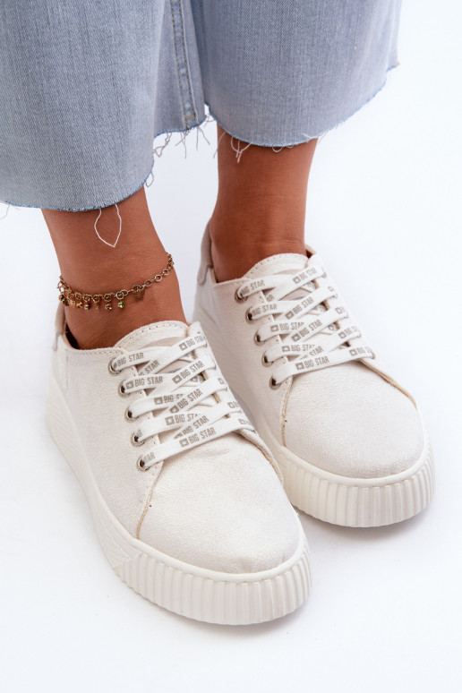 Vrijetijdsschoenen MEMORY FOAM SYSTEM BIG STAR NN276001 witte kleur Vrijetijdsschoenen MEMORY FOAM SYSTEM BIG STAR NN276001 witte kleur