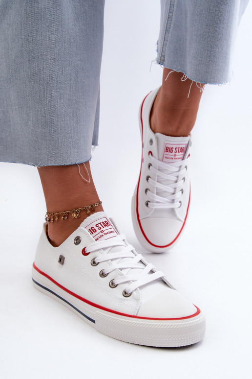 Chaussures de loisirs Big Star NN274656 HI-POLY SYSTEM couleur blanche