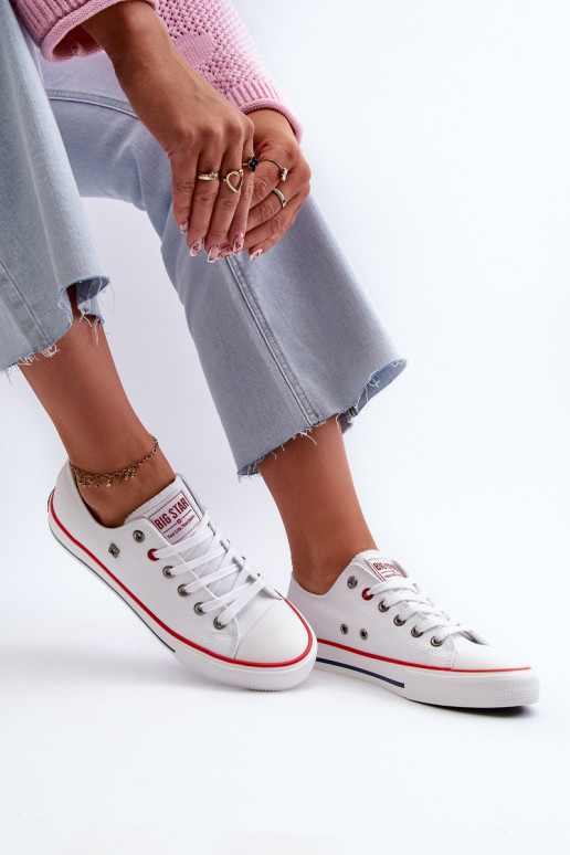 Chaussures de loisirs Big Star NN274656 HI-POLY SYSTEM couleur blanche