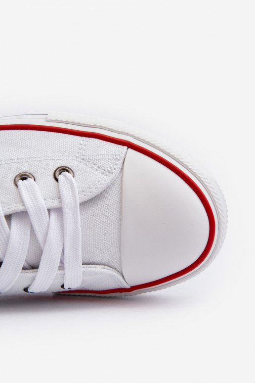Chaussures de loisirs pour hommes Big Star NN174301 HI-POLY SYSTEM couleur blanche