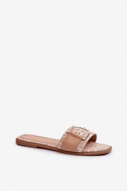 avec brillance Chaussons femme avec ornements beige Taleci avec brillance Chaussons femme avec ornements beige Taleci