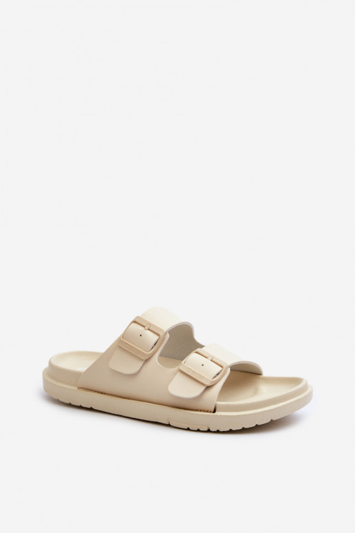 Chaussons légers à boucles Big Star NN274A752 beige