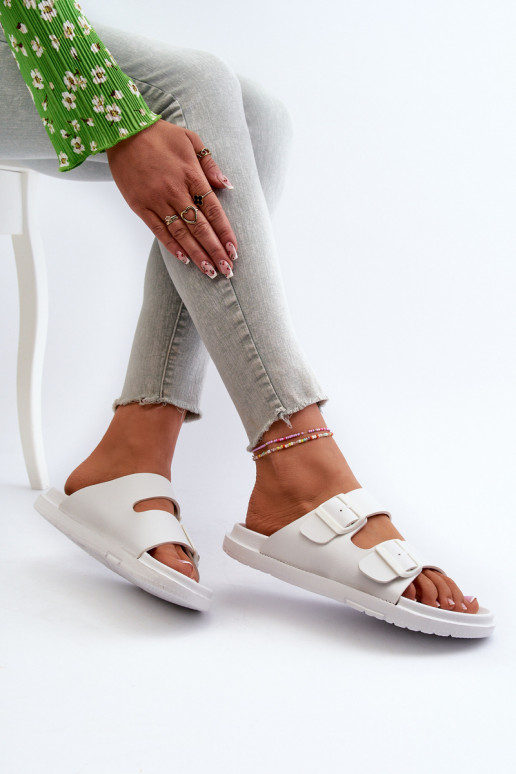 Chaussons légers à boucles Big Star NN274A751 couleur blanc