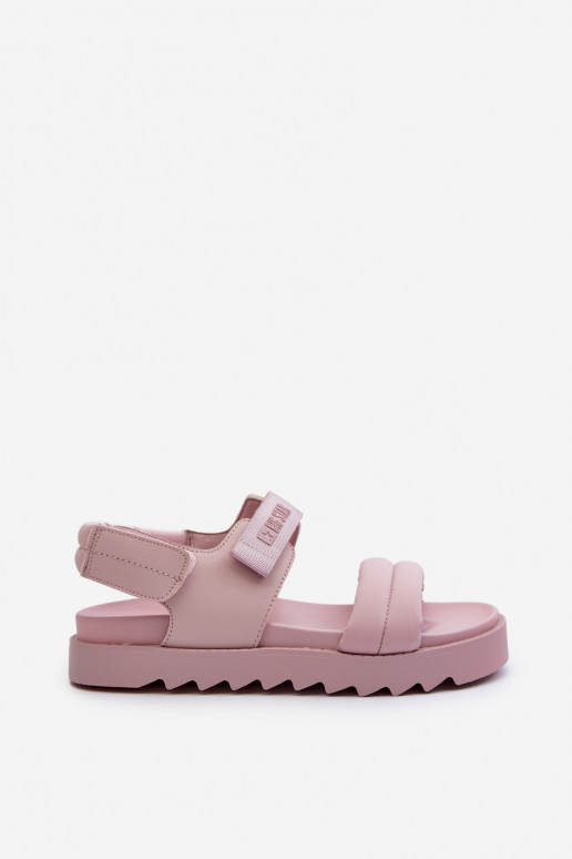 Sandales femme à plateforme Big Star NN274753 couleur rose