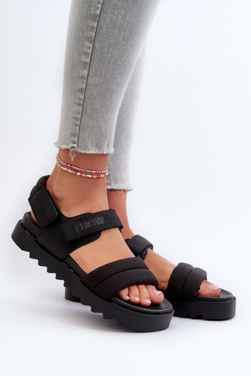 Sandales à plateforme pour femmes Big Star NN274750 couleur noir 2