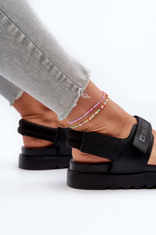 Sandales à plateforme pour femmes Big Star NN274750 couleur noir Sandales à plateforme pour femmes Big Star NN274750 couleur noir