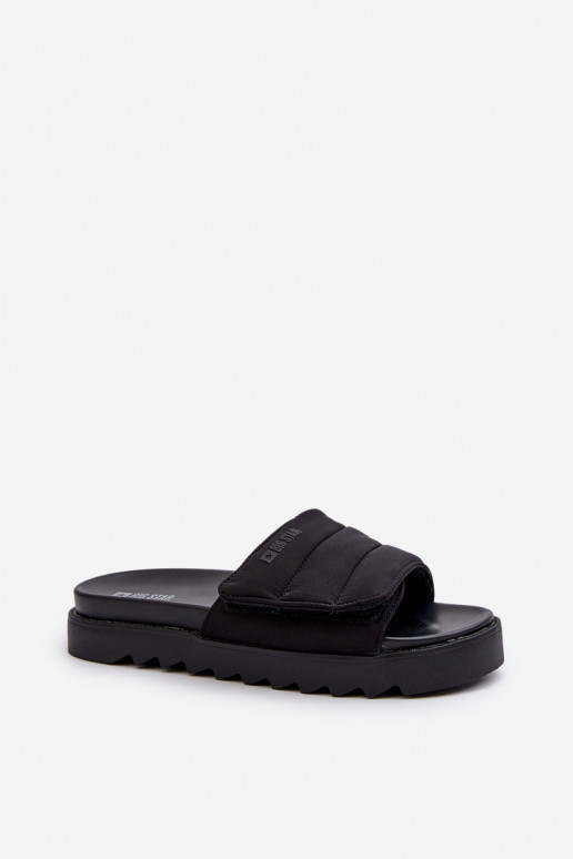 Slippers met platform Big Star NN274772 zwarte kleur Slippers met platform Big Star NN274772 zwarte kleur