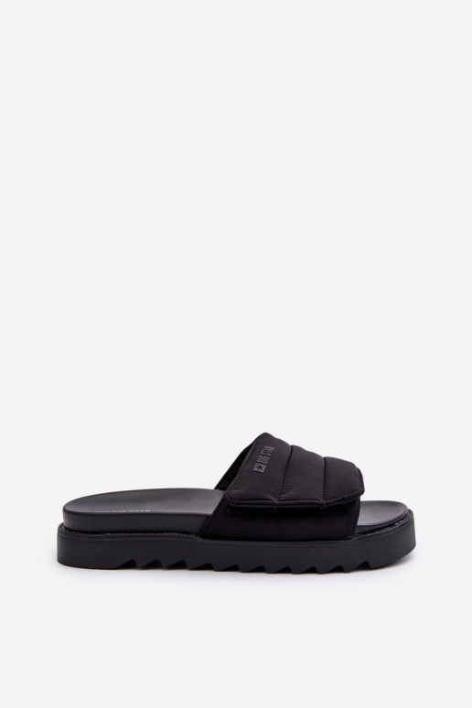Slippers met platform Big Star NN274772 zwarte kleur Slippers met platform Big Star NN274772 zwarte kleur