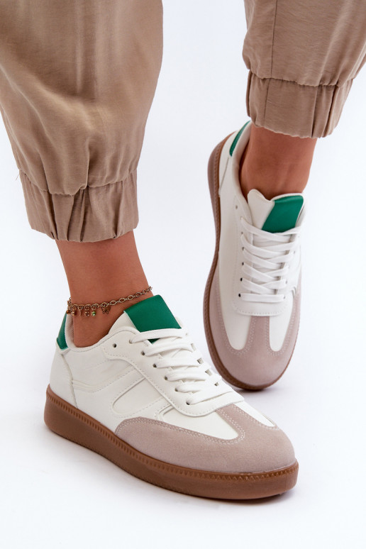 Sneakers model schoenen sportschoenen witte kleur Uvetta Sneakers model schoenen sportschoenen witte kleur Uvetta