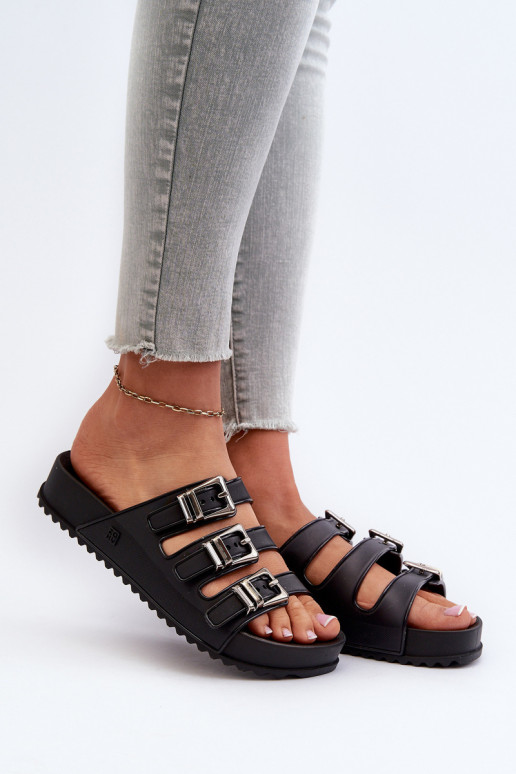 Damespantoffels NN2850099 zwart Damespantoffels NN2850099 zwart