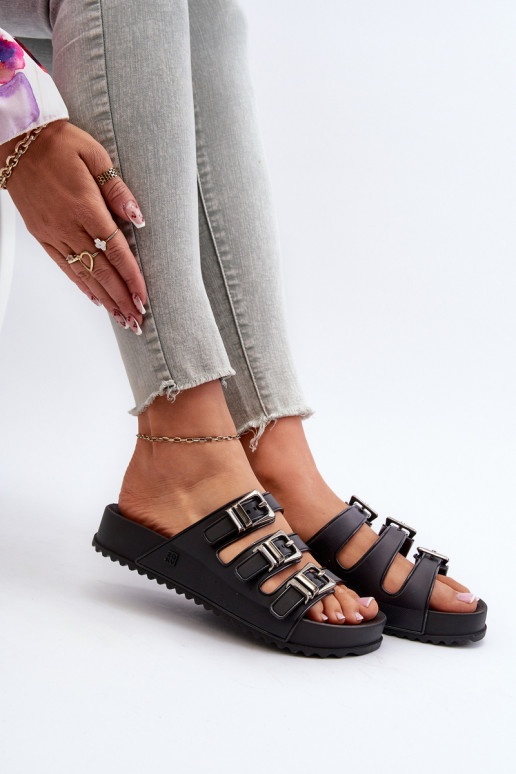 Damespantoffels NN2850099 zwart Damespantoffels NN2850099 zwart