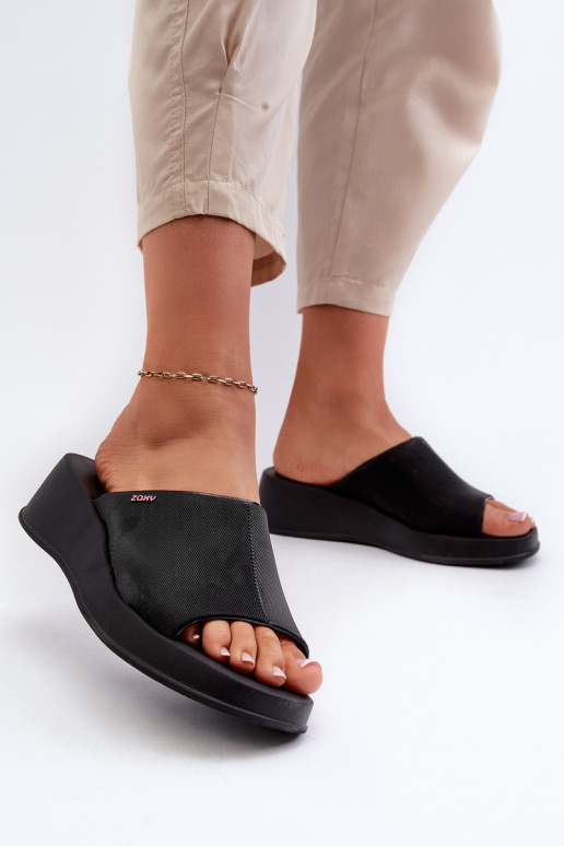 Chaussons femme LL285084 noir