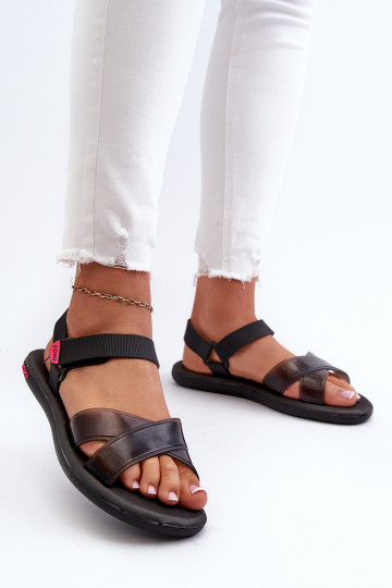 sandalen JJ285011 zwart