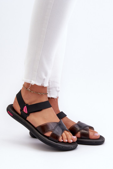 sandales JJ285011 noir 2