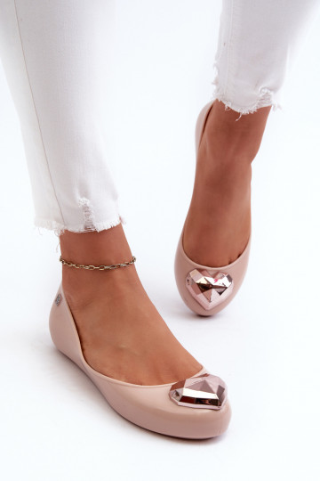 Ballerina's met hartjes NN285010 Naakt