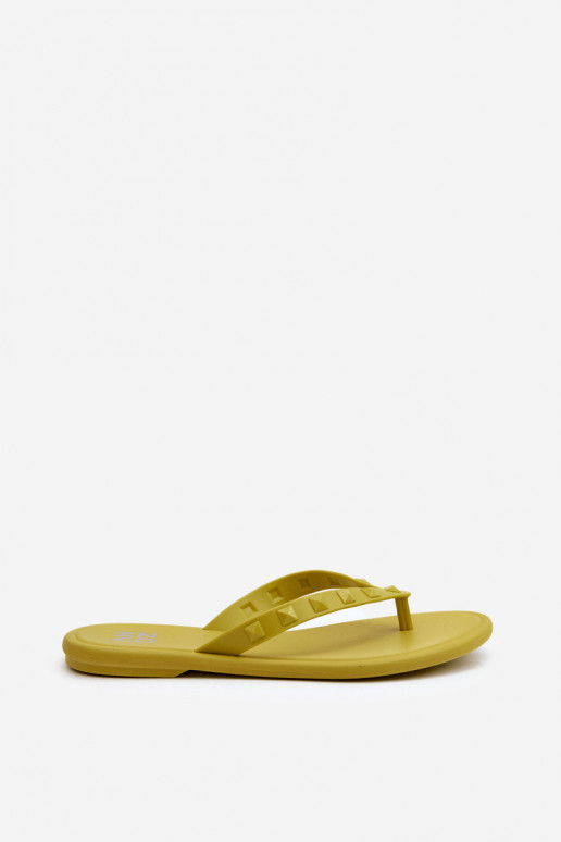Pantoufles élastiques à pieds plats JJ285253