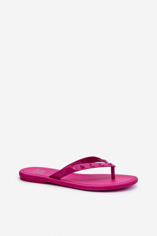 pieds plats Elastyczne Chaussons JJ285252 rose