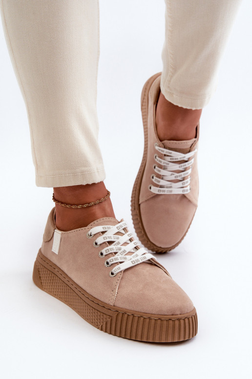 Chaussures de loisirs MEMORY FOAM SYSTEM BIG STAR NN276002 beige