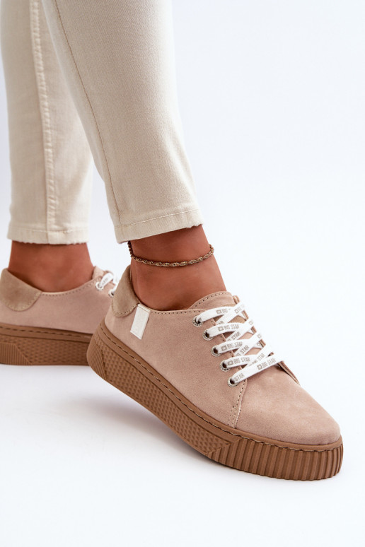 Freizeitschuhe MEMORY FOAM SYSTEM BIG STAR NN276002 beige