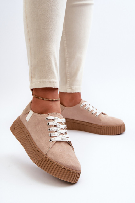 Freizeitschuhe MEMORY FOAM SYSTEM BIG STAR NN276002 beige