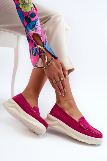 gemaakt van suède Mocassins roze Filidia 2