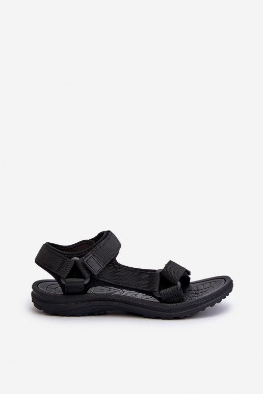 Sandales pour femmes de style sportif de couleur noire Lumeria Sandales pour femmes de style sportif de couleur noire Lumeria