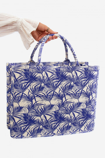 Wzorzysta Handtas donkerblauw Mooch 2