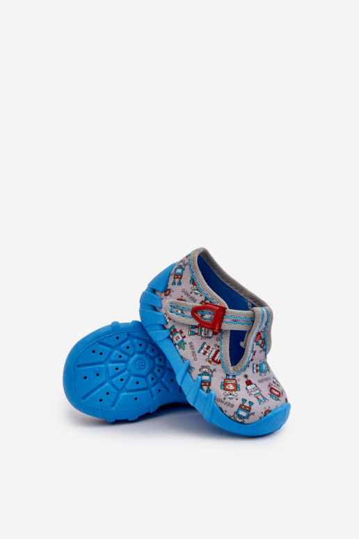Chaussons confortables Enfant BEFADO 110N483 bleu-gris Chaussons confortables Enfant BEFADO 110N483 bleu-gris