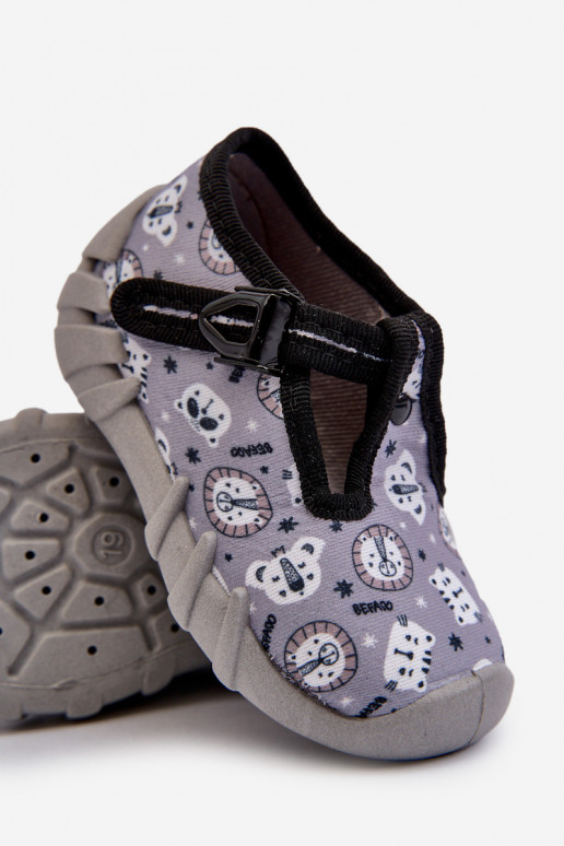 Chaussons confortables Enfants BEFADO 110N488 couleur gris Chaussons confortables Enfants BEFADO 110N488 couleur gris